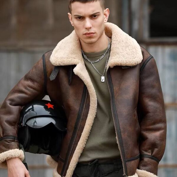 کاپشن چرم بوفالو