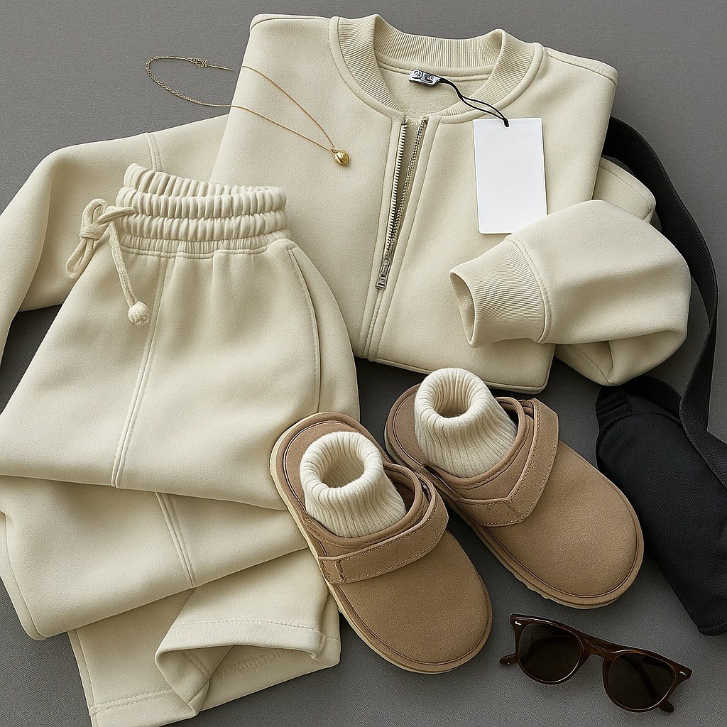 ست زنانه سویشرت شلوار ویشکا - Image 2