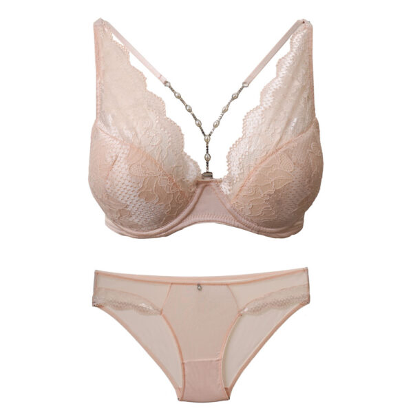 ست لباس زیر زنانه اسفنج نازک گیپور آنیل- Anil