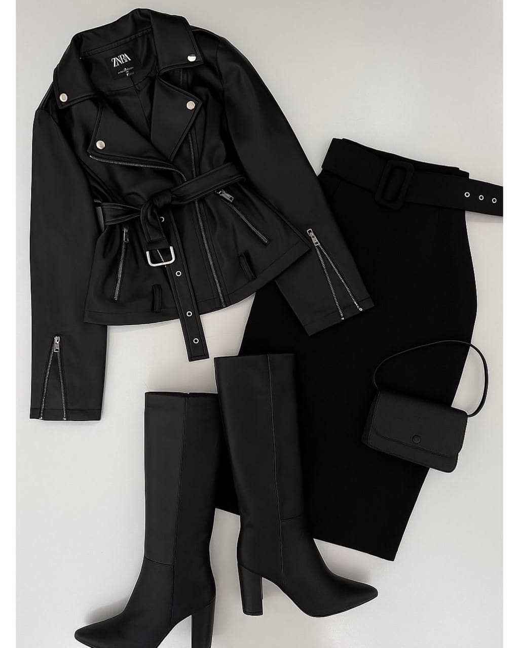 🦋 کت زنانه چرم کوتاه خانومی - Image 2