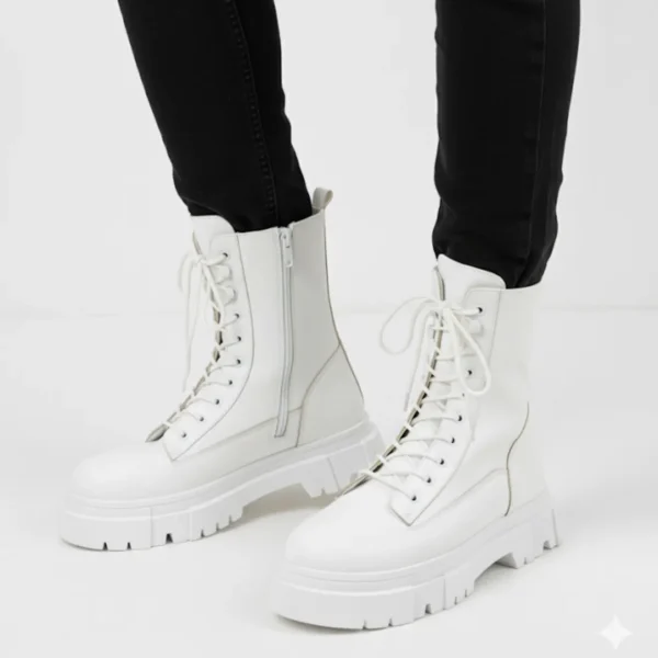 بوت مردانه سفيد برشکا