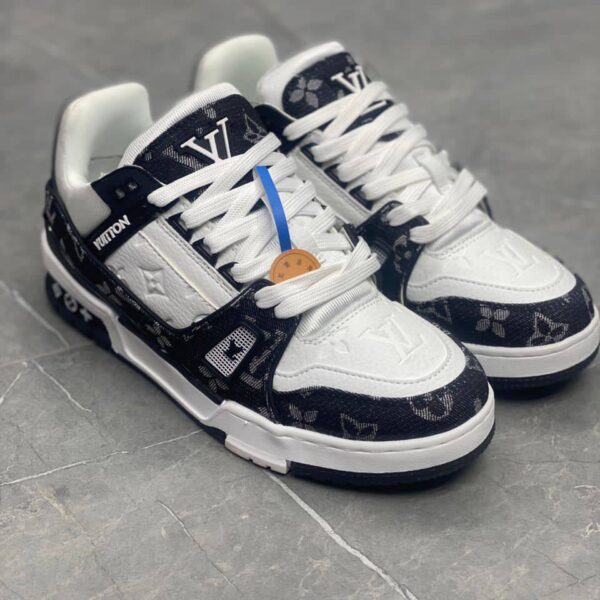 کتونی لویی ویتون ال وی ترینرز مردانه مشکی سفید