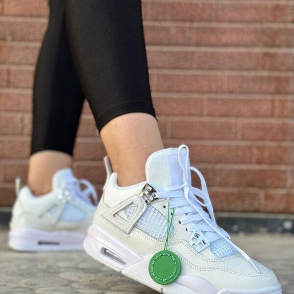کتونی نایک ایر جردن ۴ رترو سفید Nike Air Jordan 4 Retro زنانه