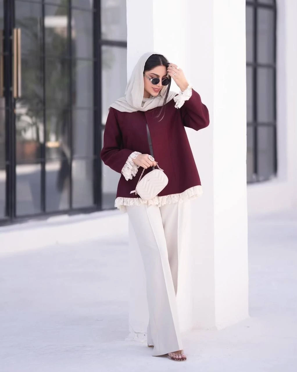 💖 مانتو کتی دخترانه چری زویا – عروسکی و ترند! ✨ - Image 2