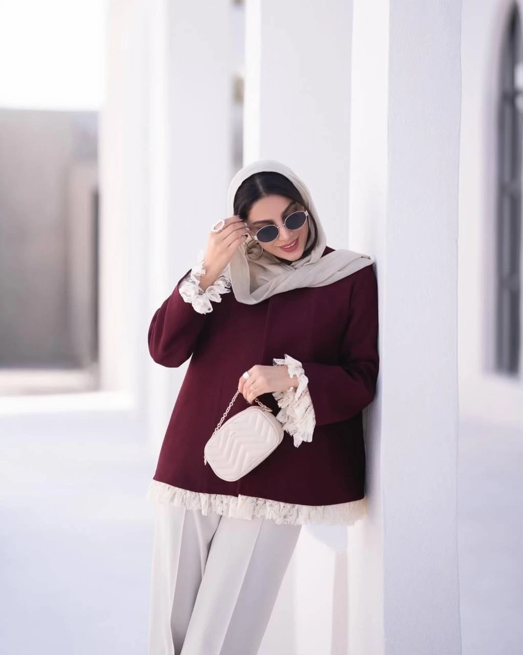 💖 مانتو کتی دخترانه چری زویا – عروسکی و ترند! ✨ - Image 3