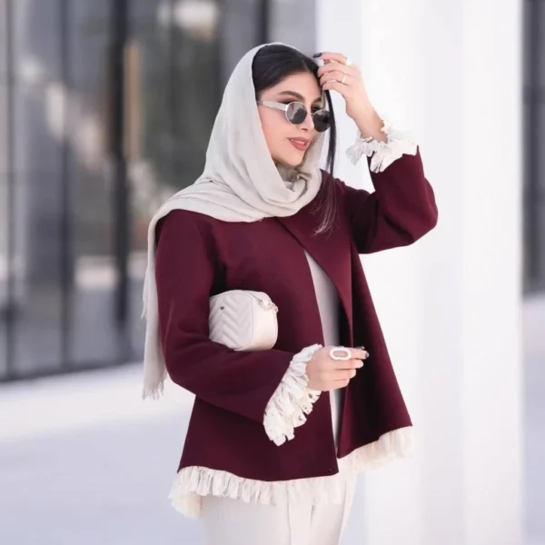 💖 مانتو کتی دخترانه چری زویا – عروسکی و ترند! ✨