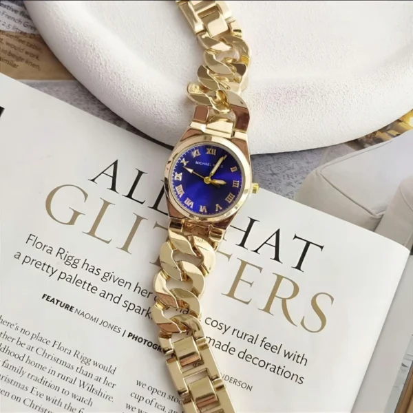 ساعت مچی زنانه مدل زنجیری یونانی