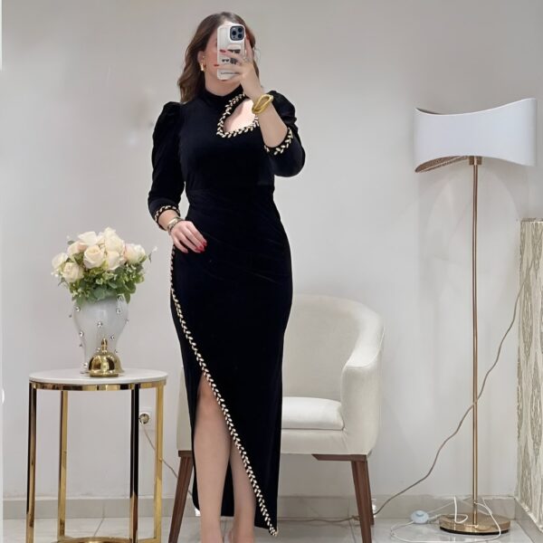 ماکسی مجلسی غواصی با خرجکار نگین دوختی دلوان