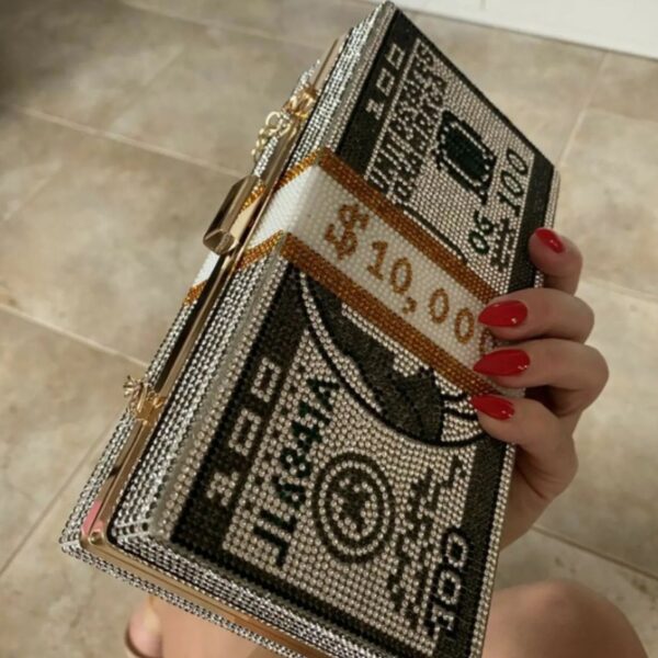 کیف دستی زنانه وارداتی طرح دلار