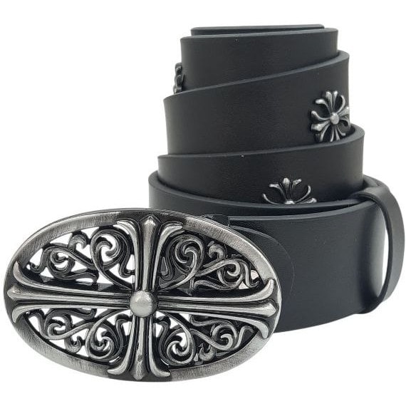 حذف کبعد بودن کمربند چرمی با طراحی مدرن و دکمه‌های فلزی استایل آنچنانی و جذاب.