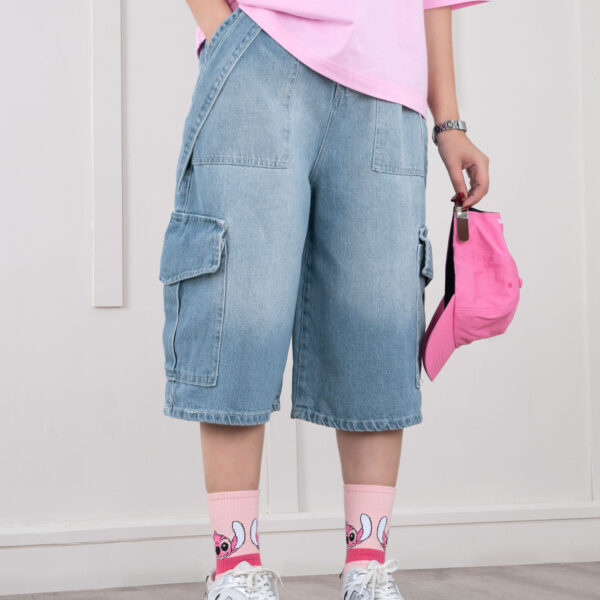 شلوار کراپ بگ جین هانسو