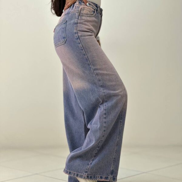 شلوار فول بگ زنانه صورتی